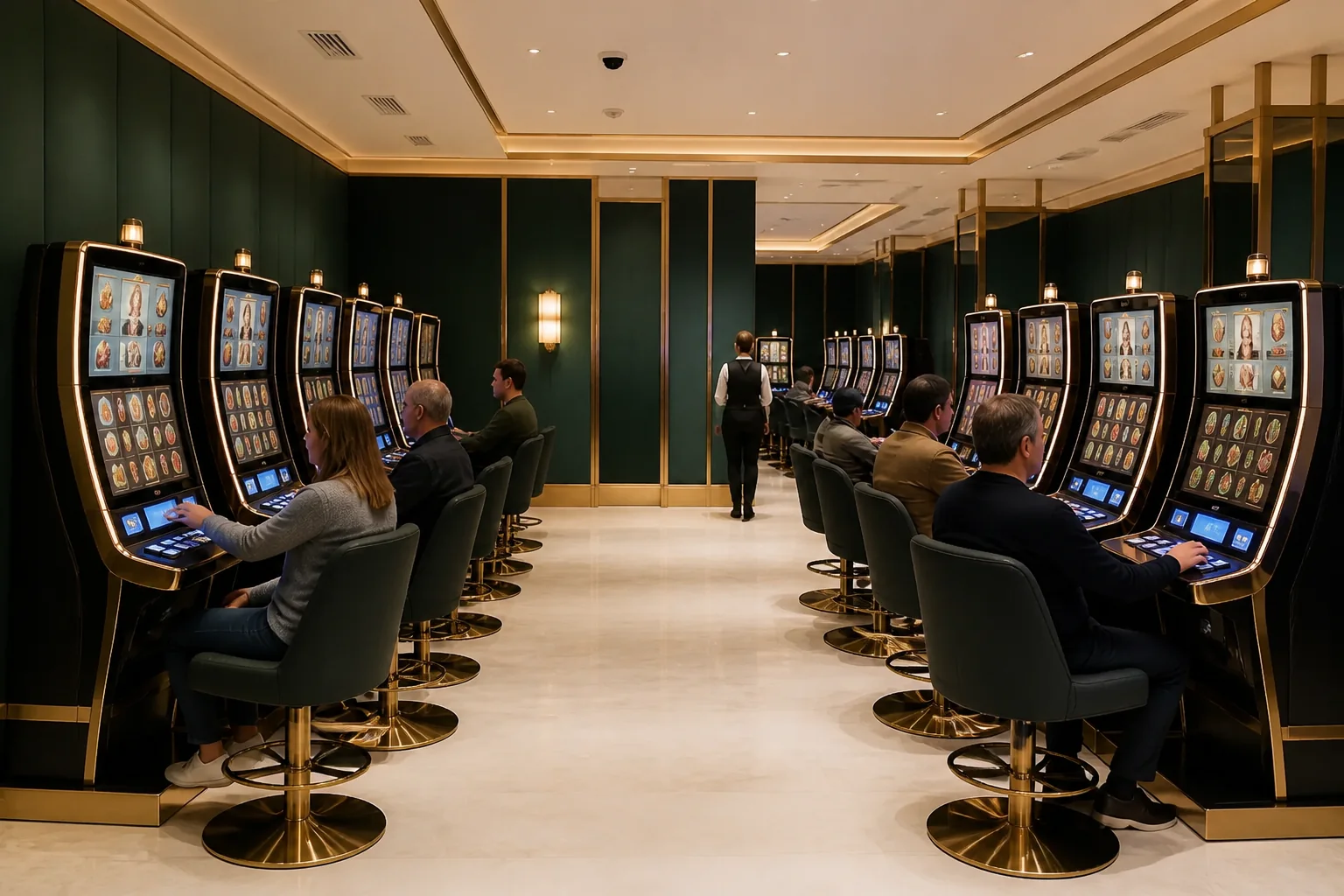 Grüne Lounge